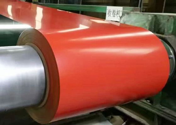 Jis G3141 Pre Painted Steel Coil G550 Warna Pola Bata Mengkilap Tinggi