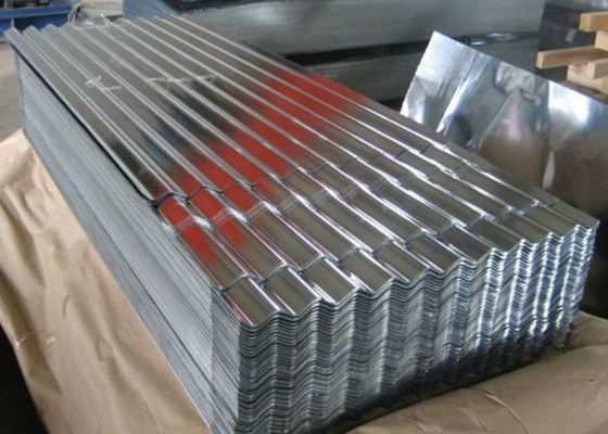 JIS G3302 SGCC Lapisan atap bergelombang galvanis dengan lapisan seng 275 g/m2