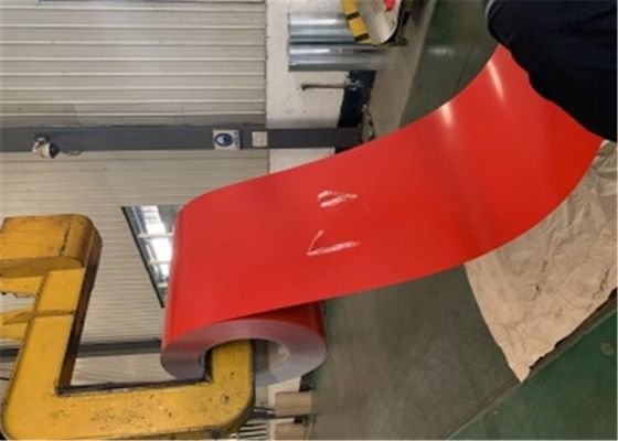 Beli Z275 RAL 4089 Putih 2400mm Lembaran Baja Galvanis Prepainted Dalam Gulungan online manufacture