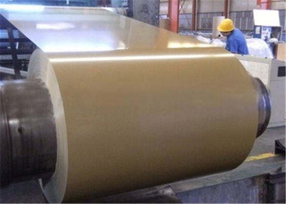 membeli 0.31mm CGCC Z100 PVDF Prepainted Steel Coil RAL5894 untuk aplikasi panel atap dan bangunan online manufacture