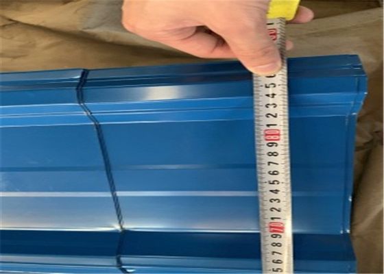membeli Lembar atap bergelombang 76mm 17mm yang sudah dicat untuk panel dinding logam bergelombang online manufacture