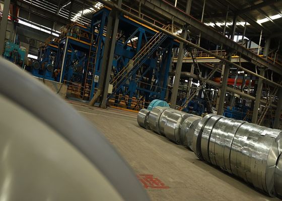 membeli EN10147 SGCE Strip Steel Coil berlapis seng 0,83 mm × 150 mm untuk aplikasi peralatan rumah tangga dan pelindung panas online manufacture