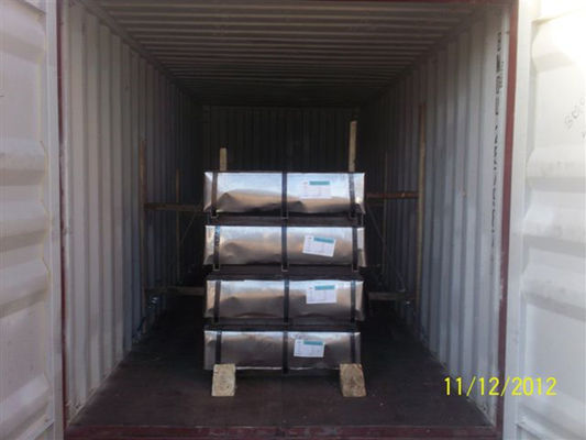 membeli AS 1397 G550 ASTM A653 Lembar Atap Bergelombang Galvanis Dengan Spangle Reguler SGCH online manufacture