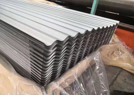 membeli 0.18mm DX53D AZ180 Galvalume Corrugated Roofing Sheet ASTM A792 dengan Lebar Efektif 1000mm online manufacture