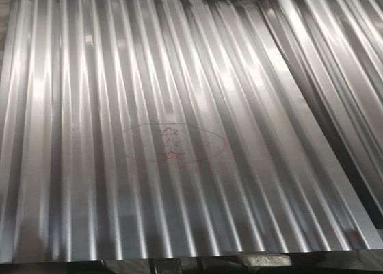Beli S450 G20 Lembar atap bergelombang galvanis 0,6 mm 150 g/m2 Lapisan seng untuk perumahan struktur baja online manufacture